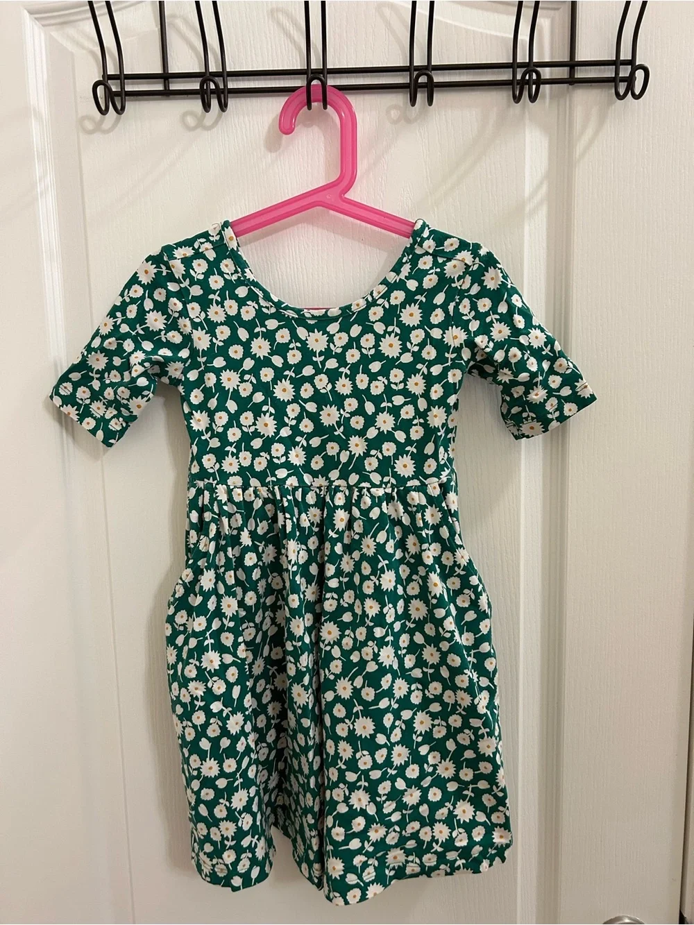 Hannah Andersson Floral Dress Size 5 (110cm) EUC